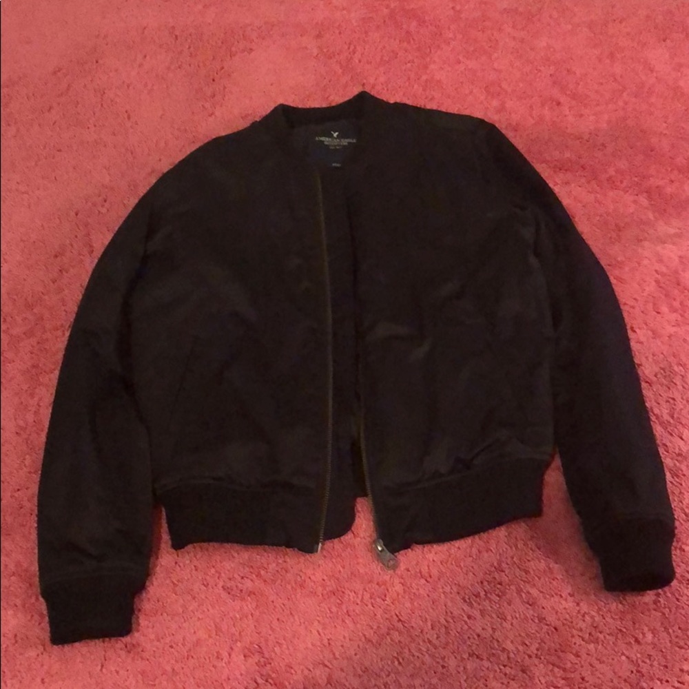 Black Bomber Jacket